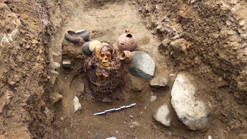 See photos of the 1,000-year-old mummy uncovered in Peru
