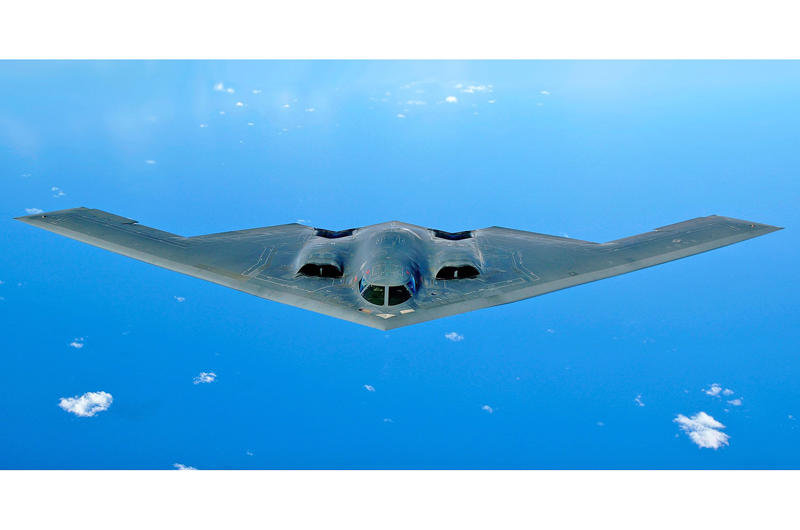 2: Northrop B-2 Spirit 10: Sukhoi Su-57 ‘Felon’, 9: Boeing X-32, 8: Chengdu J-20, 7: Lockheed F-117 Nighthawk, 6: Boeing Bird of Prey, 5: Northrop/McDonnell Douglas YF-23, 4: Lockheed Martin F-35 Lightning II, 5: Lockheed Martin F-35 Lightning II, 3: Lockheed Martin F-22 Raptor, 2: Northrop B-2 Spirit, 1: Northrop B-21 Raider