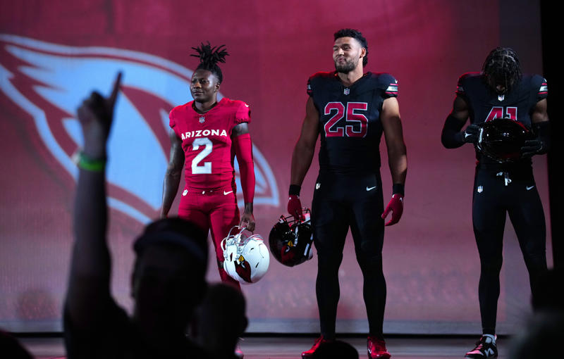1. Washington Commanders, 2. Atlanta Falcons, 3. Jacksonville Jaguars, 4. Tennessee Titans, 5. Arizona Cardinals