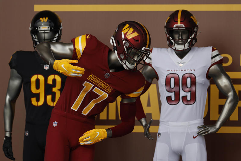 1. Washington Commanders, 2. Atlanta Falcons, 3. Jacksonville Jaguars, 4. Tennessee Titans, 5. Arizona Cardinals