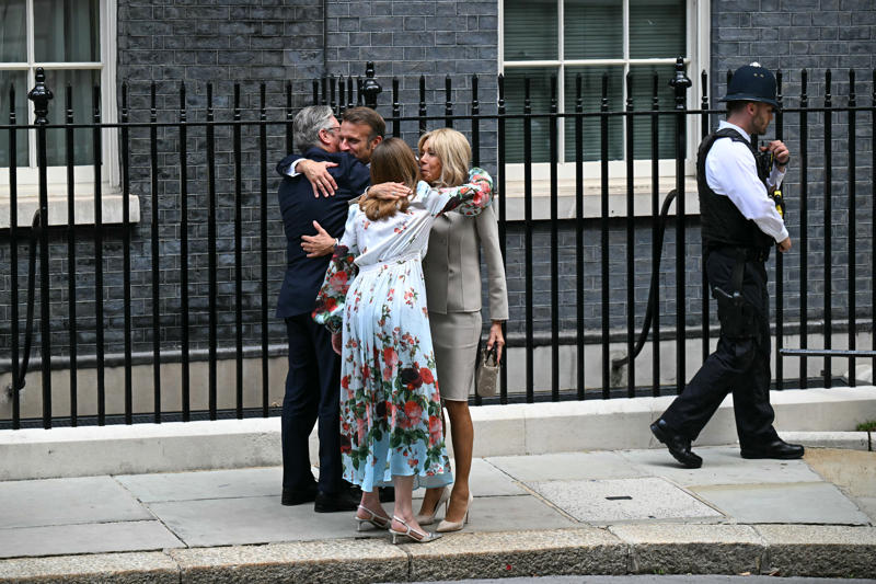 Key Points, UK coastguard responding to multiple migrant crossings in English Channel, Recap: New tactics will tackle illegal migration, vows Starmer, Watch: Starmer and Macron warmly embrace outside No 10, Defence not affected by Brexit, says Macron, Recap: 'Will you shut up': Farage's anti-Macron speech interrupted by hecklers, UK and France to 'bring Putin to negotiating table', says Starmer, New tactics will tackle illegal migration, vows Starmer, Pictured: Inside the UK-France summit, Pictured: Starmer and Macron embrace ahead of crunch summit, Analysis: Now, Starmer the statesman needs to up his game at home, Progress on small boats ‘slow’, but joint action is coming, Healey says, Healey says migrant deal only possible under Labour, Channel migrant: ‘I will not stop until I get to Britain’, Migrants must see the risk of Channel crossing, Dover MP says, ‘No single solution’ to small boat crisis, Healey says, Stopping the boats is ‘shared challenge’, Healey declares, Fifty migrants a week could be sent back to France under deal, What is the 'one in, one out' deal?, Brigitte Macron: Who is the wife of French President Emmanuel Macron?, Watch: Starmer hosts Macron for crunch migration talks, Small boats crisis 'requires shared solutions', Macron and Starmer agree, Watch: Starmer's blunt one-word answer to tax grilling, UK-France alliance is 'more important than ever', Starmer says, Watch: Farage’s anti-Macron speech drowned out by hecklers, Macrons attend banquet at Guildhall this evening, Comment: Now, Starmer the statesman needs to up his game at home, Pictured: Macron visits Downing Street for crunch migration talks, Macron credits King with helping secure Bayeux Tapestry loan deal, Brigitte Macron: Who is the wife of French President Emmanuel Macron?, Winking Macron clinks glasses with royals at dazzling state banquet, What is a state visit?, Starmer and Macron brought 'sanity back' to Britain-France relationship, Osborne says, 'Will you shut up': Farage's anti-Macron speech interrupted by hecklers
