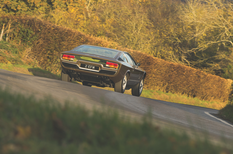 24. Maserati Khamsin (1974-’82) Bringing up the rear, 1. Tucker Torpedo (1948), Tucker Torpedo (cont.), 2. Volkswagen Beetle (1945-2003), Volkswagen Beetle (cont.), 3. Chevrolet Bel Air Mk2 (1955-’57), Chevrolet Bel Air Mk2 (cont.), 4. Facel Vega HK500 (1959-’62), Facel Vega HK500 (cont.), 5. Cadillac Eldorado Mk4 (1959-’60), Cadillac Eldorado Mk4 (cont.), 6. Chevrolet El Camino Mk1 (1959-’60), Chevrolet El Camino Mk1 (cont.), 7. Lincoln Continental Mk3 Convertible (1959-’60), Lincoln Continental Mk3 Convertible (cont.), 8. Chevrolet Corvette C1 (1953-’62), Chevrolet Corvette C1 (cont.), 9. Dodge Polara Mk1 (1960-’61), Dodge Polara Mk1 (cont.), 10. Plymouth Valiant Mk1 (1960-’62), Plymouth Valiant Mk1 (cont.), 11. Ford Cortina Mk1 (1962-’66), Ford Cortina Mk1 (cont.), 12. Rover P6 (1963-’77), Rover P6 (cont.), 13. Ford Mustang Mk1 (1964-’73), Ford Mustang Mk1 (cont.), 14. Mazda Cosmo 110S (1967-’72), Mazda Cosmo 110S (cont.), 15. Mercury Cougar Mk1 (1967-’70), Mercury Cougar Mk1 (cont.), 16. Range Rover Mk1 (1969-’94), Range Rover Mk1 (cont.), 17. Dodge Charger Mk2 (1968-’70), Dodge Charger Mk2 (cont.), 18. Ford Cortina Mk3 (1969-’76), Ford Cortina Mk3 (cont.), 19. Hillman Avenger Mk1 (1970-’79), Hillman Avenger Mk1 (cont.), 20. Vauxhall Firenza (1971-’75), Vauxhall Firenza (cont.), 21. Mercedes-Benz 116-series S-Class (1972-’80), Mercedes-Benz 116-series S-Class (cont.), 22. Lancia Stratos (1973-’78), Lancia Stratos (cont.), 23. Lamborghini Countach (1974-’90), Lamborghini Countach (cont.), 24. Maserati Khamsin (1974-’82), Maserati Khamsin (cont.), 25. Pontiac Firebird Trans Am Mk2 (1970-’81), Pontiac Firebird Trans Am Mk2 (cont.), 26. Porsche 911 (1974-’89), Porsche 911 (cont.), 27. Ferrari Testarossa (1984-’91), Ferrari Testarossa (cont.), 28. Maserati 3200GT (1998-2002), Maserati 3200GT (cont.), 29. BMW Z8 (1998-2003), BMW Z8 (cont.)