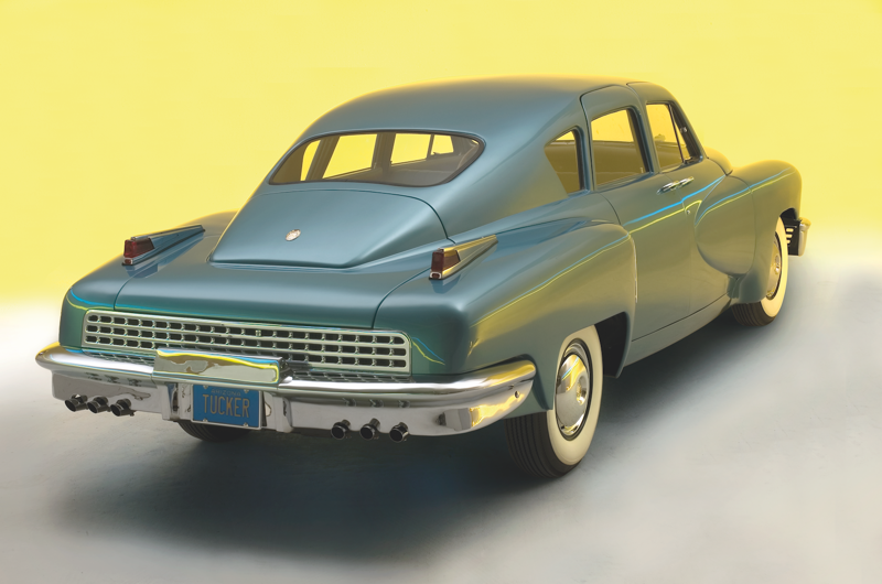 Tucker Torpedo (cont.) Bringing up the rear, 1. Tucker Torpedo (1948), Tucker Torpedo (cont.), 2. Volkswagen Beetle (1945-2003), Volkswagen Beetle (cont.), 3. Chevrolet Bel Air Mk2 (1955-’57), Chevrolet Bel Air Mk2 (cont.), 4. Facel Vega HK500 (1959-’62), Facel Vega HK500 (cont.), 5. Cadillac Eldorado Mk4 (1959-’60), Cadillac Eldorado Mk4 (cont.), 6. Chevrolet El Camino Mk1 (1959-’60), Chevrolet El Camino Mk1 (cont.), 7. Lincoln Continental Mk3 Convertible (1959-’60), Lincoln Continental Mk3 Convertible (cont.), 8. Chevrolet Corvette C1 (1953-’62), Chevrolet Corvette C1 (cont.), 9. Dodge Polara Mk1 (1960-’61), Dodge Polara Mk1 (cont.), 10. Plymouth Valiant Mk1 (1960-’62), Plymouth Valiant Mk1 (cont.), 11. Ford Cortina Mk1 (1962-’66), Ford Cortina Mk1 (cont.), 12. Rover P6 (1963-’77), Rover P6 (cont.), 13. Ford Mustang Mk1 (1964-’73), Ford Mustang Mk1 (cont.), 14. Mazda Cosmo 110S (1967-’72), Mazda Cosmo 110S (cont.), 15. Mercury Cougar Mk1 (1967-’70), Mercury Cougar Mk1 (cont.), 16. Range Rover Mk1 (1969-’94), Range Rover Mk1 (cont.), 17. Dodge Charger Mk2 (1968-’70), Dodge Charger Mk2 (cont.), 18. Ford Cortina Mk3 (1969-’76), Ford Cortina Mk3 (cont.), 19. Hillman Avenger Mk1 (1970-’79), Hillman Avenger Mk1 (cont.), 20. Vauxhall Firenza (1971-’75), Vauxhall Firenza (cont.), 21. Mercedes-Benz 116-series S-Class (1972-’80), Mercedes-Benz 116-series S-Class (cont.), 22. Lancia Stratos (1973-’78), Lancia Stratos (cont.), 23. Lamborghini Countach (1974-’90), Lamborghini Countach (cont.), 24. Maserati Khamsin (1974-’82), Maserati Khamsin (cont.), 25. Pontiac Firebird Trans Am Mk2 (1970-’81), Pontiac Firebird Trans Am Mk2 (cont.), 26. Porsche 911 (1974-’89), Porsche 911 (cont.), 27. Ferrari Testarossa (1984-’91), Ferrari Testarossa (cont.), 28. Maserati 3200GT (1998-2002), Maserati 3200GT (cont.), 29. BMW Z8 (1998-2003), BMW Z8 (cont.)