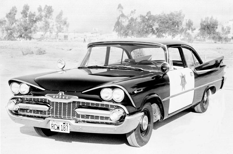 Dodge Coronet Police Car (1957) Who doesn’t like a police car?, Rapid Model F 700B Police Patrol Wagon (1910), Ford Model T Police Truck (1919), Lincoln Phaeton Police Flyers (1924), GMC Cowl Chassis (1929), Buick Four Door Sedan (1935), Chevrolet Master Deluxe Police Vehicle (1938), Plymouth P8 Coupe New York Police Car (1939), Ford Police Cars for Dearborn, Michigan (1946), Ford Police Car Brochure (1952), Chevrolet 210 Series Police Car (1956), Ford Fairlane Interceptors (1956), Dodge Coronet Police Car (1957), Chrysler Enforcer Police Car (1961), Dodge Dart Police Sedan (1962), Ford Police Interceptor (1963), Chevrolet Biscayne 2-door Police (1966), Dodge Polara Pursuit (1966), Pontiac Catalina Four Door Sedan Police Car (1969), Plymouth Satellite Police Car (1972), Chevrolet Nova Police Vehicle (1975), Ford Fairmont Police Car (1978), Plymouth Volare Police Car (1978), Ford Mustang Special Service Package (1982), Ford Crown Victoria Police Package (1992), Ford Crown Victoria Police Interceptor (2006), Chevrolet Impala Police Vehicle (2008), Chevrolet Tahoe Police Package (2010), Ford Police Interceptors (2010), Chevrolet Caprice PPV Police Sedan (2012), Dodge Durango and Charger Police (2019), What’s next?