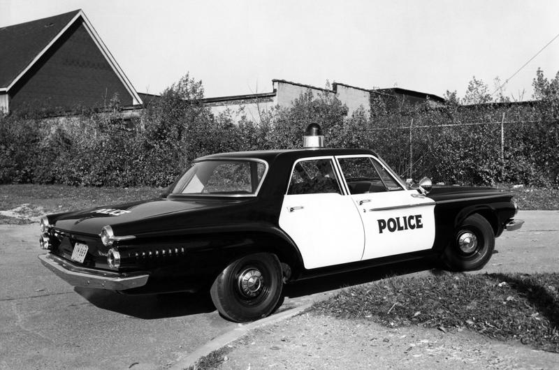 Dodge Dart Police Sedan (1962) Who doesn’t like a police car?, Rapid Model F 700B Police Patrol Wagon (1910), Ford Model T Police Truck (1919), Lincoln Phaeton Police Flyers (1924), GMC Cowl Chassis (1929), Buick Four Door Sedan (1935), Chevrolet Master Deluxe Police Vehicle (1938), Plymouth P8 Coupe New York Police Car (1939), Ford Police Cars for Dearborn, Michigan (1946), Ford Police Car Brochure (1952), Chevrolet 210 Series Police Car (1956), Ford Fairlane Interceptors (1956), Dodge Coronet Police Car (1957), Chrysler Enforcer Police Car (1961), Dodge Dart Police Sedan (1962), Ford Police Interceptor (1963), Chevrolet Biscayne 2-door Police (1966), Dodge Polara Pursuit (1966), Pontiac Catalina Four Door Sedan Police Car (1969), Plymouth Satellite Police Car (1972), Chevrolet Nova Police Vehicle (1975), Ford Fairmont Police Car (1978), Plymouth Volare Police Car (1978), Ford Mustang Special Service Package (1982), Ford Crown Victoria Police Package (1992), Ford Crown Victoria Police Interceptor (2006), Chevrolet Impala Police Vehicle (2008), Chevrolet Tahoe Police Package (2010), Ford Police Interceptors (2010), Chevrolet Caprice PPV Police Sedan (2012), Dodge Durango and Charger Police (2019), What’s next?