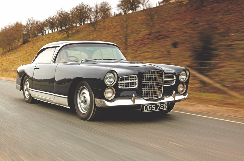 4. Facel Vega HK500 (1959-’62) Bringing up the rear, 1. Tucker Torpedo (1948), Tucker Torpedo (cont.), 2. Volkswagen Beetle (1945-2003), Volkswagen Beetle (cont.), 3. Chevrolet Bel Air Mk2 (1955-’57), Chevrolet Bel Air Mk2 (cont.), 4. Facel Vega HK500 (1959-’62), Facel Vega HK500 (cont.), 5. Cadillac Eldorado Mk4 (1959-’60), Cadillac Eldorado Mk4 (cont.), 6. Chevrolet El Camino Mk1 (1959-’60), Chevrolet El Camino Mk1 (cont.), 7. Lincoln Continental Mk3 Convertible (1959-’60), Lincoln Continental Mk3 Convertible (cont.), 8. Chevrolet Corvette C1 (1953-’62), Chevrolet Corvette C1 (cont.), 9. Dodge Polara Mk1 (1960-’61), Dodge Polara Mk1 (cont.), 10. Plymouth Valiant Mk1 (1960-’62), Plymouth Valiant Mk1 (cont.), 11. Ford Cortina Mk1 (1962-’66), Ford Cortina Mk1 (cont.), 12. Rover P6 (1963-’77), Rover P6 (cont.), 13. Ford Mustang Mk1 (1964-’73), Ford Mustang Mk1 (cont.), 14. Mazda Cosmo 110S (1967-’72), Mazda Cosmo 110S (cont.), 15. Mercury Cougar Mk1 (1967-’70), Mercury Cougar Mk1 (cont.), 16. Range Rover Mk1 (1969-’94), Range Rover Mk1 (cont.), 17. Dodge Charger Mk2 (1968-’70), Dodge Charger Mk2 (cont.), 18. Ford Cortina Mk3 (1969-’76), Ford Cortina Mk3 (cont.), 19. Hillman Avenger Mk1 (1970-’79), Hillman Avenger Mk1 (cont.), 20. Vauxhall Firenza (1971-’75), Vauxhall Firenza (cont.), 21. Mercedes-Benz 116-series S-Class (1972-’80), Mercedes-Benz 116-series S-Class (cont.), 22. Lancia Stratos (1973-’78), Lancia Stratos (cont.), 23. Lamborghini Countach (1974-’90), Lamborghini Countach (cont.), 24. Maserati Khamsin (1974-’82), Maserati Khamsin (cont.), 25. Pontiac Firebird Trans Am Mk2 (1970-’81), Pontiac Firebird Trans Am Mk2 (cont.), 26. Porsche 911 (1974-’89), Porsche 911 (cont.), 27. Ferrari Testarossa (1984-’91), Ferrari Testarossa (cont.), 28. Maserati 3200GT (1998-2002), Maserati 3200GT (cont.), 29. BMW Z8 (1998-2003), BMW Z8 (cont.)