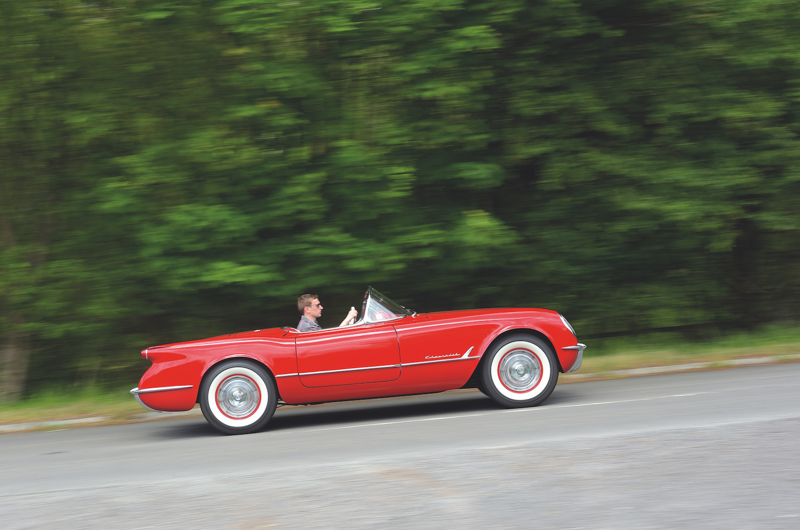 Chevrolet Corvette C1 (cont.) Bringing up the rear, 1. Tucker Torpedo (1948), Tucker Torpedo (cont.), 2. Volkswagen Beetle (1945-2003), Volkswagen Beetle (cont.), 3. Chevrolet Bel Air Mk2 (1955-’57), Chevrolet Bel Air Mk2 (cont.), 4. Facel Vega HK500 (1959-’62), Facel Vega HK500 (cont.), 5. Cadillac Eldorado Mk4 (1959-’60), Cadillac Eldorado Mk4 (cont.), 6. Chevrolet El Camino Mk1 (1959-’60), Chevrolet El Camino Mk1 (cont.), 7. Lincoln Continental Mk3 Convertible (1959-’60), Lincoln Continental Mk3 Convertible (cont.), 8. Chevrolet Corvette C1 (1953-’62), Chevrolet Corvette C1 (cont.), 9. Dodge Polara Mk1 (1960-’61), Dodge Polara Mk1 (cont.), 10. Plymouth Valiant Mk1 (1960-’62), Plymouth Valiant Mk1 (cont.), 11. Ford Cortina Mk1 (1962-’66), Ford Cortina Mk1 (cont.), 12. Rover P6 (1963-’77), Rover P6 (cont.), 13. Ford Mustang Mk1 (1964-’73), Ford Mustang Mk1 (cont.), 14. Mazda Cosmo 110S (1967-’72), Mazda Cosmo 110S (cont.), 15. Mercury Cougar Mk1 (1967-’70), Mercury Cougar Mk1 (cont.), 16. Range Rover Mk1 (1969-’94), Range Rover Mk1 (cont.), 17. Dodge Charger Mk2 (1968-’70), Dodge Charger Mk2 (cont.), 18. Ford Cortina Mk3 (1969-’76), Ford Cortina Mk3 (cont.), 19. Hillman Avenger Mk1 (1970-’79), Hillman Avenger Mk1 (cont.), 20. Vauxhall Firenza (1971-’75), Vauxhall Firenza (cont.), 21. Mercedes-Benz 116-series S-Class (1972-’80), Mercedes-Benz 116-series S-Class (cont.), 22. Lancia Stratos (1973-’78), Lancia Stratos (cont.), 23. Lamborghini Countach (1974-’90), Lamborghini Countach (cont.), 24. Maserati Khamsin (1974-’82), Maserati Khamsin (cont.), 25. Pontiac Firebird Trans Am Mk2 (1970-’81), Pontiac Firebird Trans Am Mk2 (cont.), 26. Porsche 911 (1974-’89), Porsche 911 (cont.), 27. Ferrari Testarossa (1984-’91), Ferrari Testarossa (cont.), 28. Maserati 3200GT (1998-2002), Maserati 3200GT (cont.), 29. BMW Z8 (1998-2003), BMW Z8 (cont.)