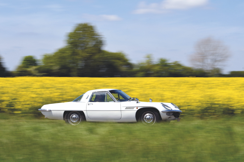 14. Mazda Cosmo 110S (1967-’72) Bringing up the rear, 1. Tucker Torpedo (1948), Tucker Torpedo (cont.), 2. Volkswagen Beetle (1945-2003), Volkswagen Beetle (cont.), 3. Chevrolet Bel Air Mk2 (1955-’57), Chevrolet Bel Air Mk2 (cont.), 4. Facel Vega HK500 (1959-’62), Facel Vega HK500 (cont.), 5. Cadillac Eldorado Mk4 (1959-’60), Cadillac Eldorado Mk4 (cont.), 6. Chevrolet El Camino Mk1 (1959-’60), Chevrolet El Camino Mk1 (cont.), 7. Lincoln Continental Mk3 Convertible (1959-’60), Lincoln Continental Mk3 Convertible (cont.), 8. Chevrolet Corvette C1 (1953-’62), Chevrolet Corvette C1 (cont.), 9. Dodge Polara Mk1 (1960-’61), Dodge Polara Mk1 (cont.), 10. Plymouth Valiant Mk1 (1960-’62), Plymouth Valiant Mk1 (cont.), 11. Ford Cortina Mk1 (1962-’66), Ford Cortina Mk1 (cont.), 12. Rover P6 (1963-’77), Rover P6 (cont.), 13. Ford Mustang Mk1 (1964-’73), Ford Mustang Mk1 (cont.), 14. Mazda Cosmo 110S (1967-’72), Mazda Cosmo 110S (cont.), 15. Mercury Cougar Mk1 (1967-’70), Mercury Cougar Mk1 (cont.), 16. Range Rover Mk1 (1969-’94), Range Rover Mk1 (cont.), 17. Dodge Charger Mk2 (1968-’70), Dodge Charger Mk2 (cont.), 18. Ford Cortina Mk3 (1969-’76), Ford Cortina Mk3 (cont.), 19. Hillman Avenger Mk1 (1970-’79), Hillman Avenger Mk1 (cont.), 20. Vauxhall Firenza (1971-’75), Vauxhall Firenza (cont.), 21. Mercedes-Benz 116-series S-Class (1972-’80), Mercedes-Benz 116-series S-Class (cont.), 22. Lancia Stratos (1973-’78), Lancia Stratos (cont.), 23. Lamborghini Countach (1974-’90), Lamborghini Countach (cont.), 24. Maserati Khamsin (1974-’82), Maserati Khamsin (cont.), 25. Pontiac Firebird Trans Am Mk2 (1970-’81), Pontiac Firebird Trans Am Mk2 (cont.), 26. Porsche 911 (1974-’89), Porsche 911 (cont.), 27. Ferrari Testarossa (1984-’91), Ferrari Testarossa (cont.), 28. Maserati 3200GT (1998-2002), Maserati 3200GT (cont.), 29. BMW Z8 (1998-2003), BMW Z8 (cont.)
