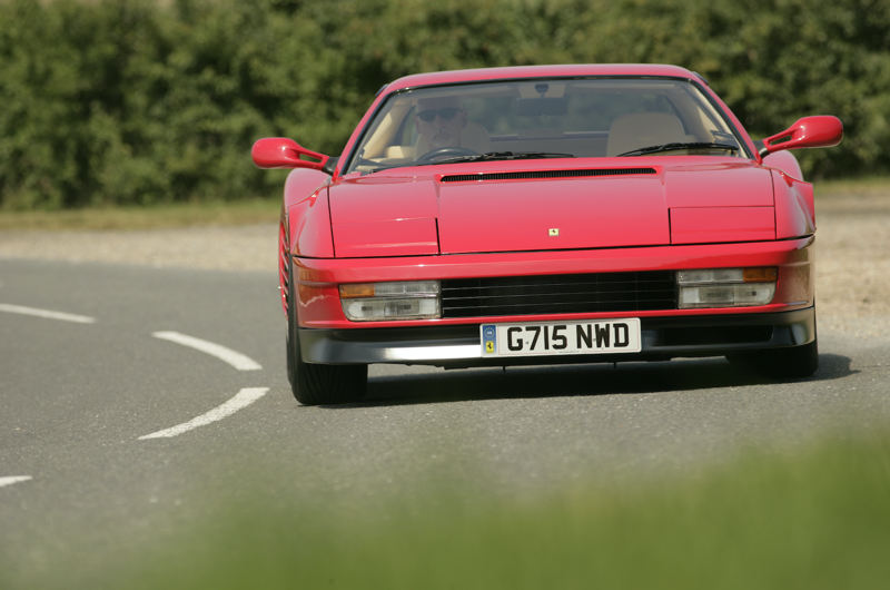 27. Ferrari Testarossa (1984-’91) Bringing up the rear, 1. Tucker Torpedo (1948), Tucker Torpedo (cont.), 2. Volkswagen Beetle (1945-2003), Volkswagen Beetle (cont.), 3. Chevrolet Bel Air Mk2 (1955-’57), Chevrolet Bel Air Mk2 (cont.), 4. Facel Vega HK500 (1959-’62), Facel Vega HK500 (cont.), 5. Cadillac Eldorado Mk4 (1959-’60), Cadillac Eldorado Mk4 (cont.), 6. Chevrolet El Camino Mk1 (1959-’60), Chevrolet El Camino Mk1 (cont.), 7. Lincoln Continental Mk3 Convertible (1959-’60), Lincoln Continental Mk3 Convertible (cont.), 8. Chevrolet Corvette C1 (1953-’62), Chevrolet Corvette C1 (cont.), 9. Dodge Polara Mk1 (1960-’61), Dodge Polara Mk1 (cont.), 10. Plymouth Valiant Mk1 (1960-’62), Plymouth Valiant Mk1 (cont.), 11. Ford Cortina Mk1 (1962-’66), Ford Cortina Mk1 (cont.), 12. Rover P6 (1963-’77), Rover P6 (cont.), 13. Ford Mustang Mk1 (1964-’73), Ford Mustang Mk1 (cont.), 14. Mazda Cosmo 110S (1967-’72), Mazda Cosmo 110S (cont.), 15. Mercury Cougar Mk1 (1967-’70), Mercury Cougar Mk1 (cont.), 16. Range Rover Mk1 (1969-’94), Range Rover Mk1 (cont.), 17. Dodge Charger Mk2 (1968-’70), Dodge Charger Mk2 (cont.), 18. Ford Cortina Mk3 (1969-’76), Ford Cortina Mk3 (cont.), 19. Hillman Avenger Mk1 (1970-’79), Hillman Avenger Mk1 (cont.), 20. Vauxhall Firenza (1971-’75), Vauxhall Firenza (cont.), 21. Mercedes-Benz 116-series S-Class (1972-’80), Mercedes-Benz 116-series S-Class (cont.), 22. Lancia Stratos (1973-’78), Lancia Stratos (cont.), 23. Lamborghini Countach (1974-’90), Lamborghini Countach (cont.), 24. Maserati Khamsin (1974-’82), Maserati Khamsin (cont.), 25. Pontiac Firebird Trans Am Mk2 (1970-’81), Pontiac Firebird Trans Am Mk2 (cont.), 26. Porsche 911 (1974-’89), Porsche 911 (cont.), 27. Ferrari Testarossa (1984-’91), Ferrari Testarossa (cont.), 28. Maserati 3200GT (1998-2002), Maserati 3200GT (cont.), 29. BMW Z8 (1998-2003), BMW Z8 (cont.)