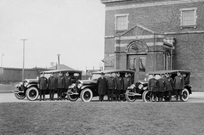 Lincoln Phaeton Police Flyers (1924) Who doesn’t like a police car?, Rapid Model F 700B Police Patrol Wagon (1910), Ford Model T Police Truck (1919), Lincoln Phaeton Police Flyers (1924), GMC Cowl Chassis (1929), Buick Four Door Sedan (1935), Chevrolet Master Deluxe Police Vehicle (1938), Plymouth P8 Coupe New York Police Car (1939), Ford Police Cars for Dearborn, Michigan (1946), Ford Police Car Brochure (1952), Chevrolet 210 Series Police Car (1956), Ford Fairlane Interceptors (1956), Dodge Coronet Police Car (1957), Chrysler Enforcer Police Car (1961), Dodge Dart Police Sedan (1962), Ford Police Interceptor (1963), Chevrolet Biscayne 2-door Police (1966), Dodge Polara Pursuit (1966), Pontiac Catalina Four Door Sedan Police Car (1969), Plymouth Satellite Police Car (1972), Chevrolet Nova Police Vehicle (1975), Ford Fairmont Police Car (1978), Plymouth Volare Police Car (1978), Ford Mustang Special Service Package (1982), Ford Crown Victoria Police Package (1992), Ford Crown Victoria Police Interceptor (2006), Chevrolet Impala Police Vehicle (2008), Chevrolet Tahoe Police Package (2010), Ford Police Interceptors (2010), Chevrolet Caprice PPV Police Sedan (2012), Dodge Durango and Charger Police (2019), What’s next?