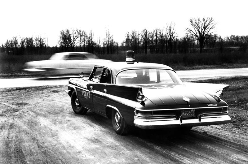 Chrysler Enforcer Police Car (1961) Who doesn’t like a police car?, Rapid Model F 700B Police Patrol Wagon (1910), Ford Model T Police Truck (1919), Lincoln Phaeton Police Flyers (1924), GMC Cowl Chassis (1929), Buick Four Door Sedan (1935), Chevrolet Master Deluxe Police Vehicle (1938), Plymouth P8 Coupe New York Police Car (1939), Ford Police Cars for Dearborn, Michigan (1946), Ford Police Car Brochure (1952), Chevrolet 210 Series Police Car (1956), Ford Fairlane Interceptors (1956), Dodge Coronet Police Car (1957), Chrysler Enforcer Police Car (1961), Dodge Dart Police Sedan (1962), Ford Police Interceptor (1963), Chevrolet Biscayne 2-door Police (1966), Dodge Polara Pursuit (1966), Pontiac Catalina Four Door Sedan Police Car (1969), Plymouth Satellite Police Car (1972), Chevrolet Nova Police Vehicle (1975), Ford Fairmont Police Car (1978), Plymouth Volare Police Car (1978), Ford Mustang Special Service Package (1982), Ford Crown Victoria Police Package (1992), Ford Crown Victoria Police Interceptor (2006), Chevrolet Impala Police Vehicle (2008), Chevrolet Tahoe Police Package (2010), Ford Police Interceptors (2010), Chevrolet Caprice PPV Police Sedan (2012), Dodge Durango and Charger Police (2019), What’s next?