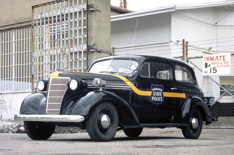 Chevrolet Master Deluxe Police Vehicle (1938) Who doesn’t like a police car?, Rapid Model F 700B Police Patrol Wagon (1910), Ford Model T Police Truck (1919), Lincoln Phaeton Police Flyers (1924), GMC Cowl Chassis (1929), Buick Four Door Sedan (1935), Chevrolet Master Deluxe Police Vehicle (1938), Plymouth P8 Coupe New York Police Car (1939), Ford Police Cars for Dearborn, Michigan (1946), Ford Police Car Brochure (1952), Chevrolet 210 Series Police Car (1956), Ford Fairlane Interceptors (1956), Dodge Coronet Police Car (1957), Chrysler Enforcer Police Car (1961), Dodge Dart Police Sedan (1962), Ford Police Interceptor (1963), Chevrolet Biscayne 2-door Police (1966), Dodge Polara Pursuit (1966), Pontiac Catalina Four Door Sedan Police Car (1969), Plymouth Satellite Police Car (1972), Chevrolet Nova Police Vehicle (1975), Ford Fairmont Police Car (1978), Plymouth Volare Police Car (1978), Ford Mustang Special Service Package (1982), Ford Crown Victoria Police Package (1992), Ford Crown Victoria Police Interceptor (2006), Chevrolet Impala Police Vehicle (2008), Chevrolet Tahoe Police Package (2010), Ford Police Interceptors (2010), Chevrolet Caprice PPV Police Sedan (2012), Dodge Durango and Charger Police (2019), What’s next?