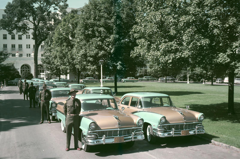 Ford Fairlane Interceptors (1956) Who doesn’t like a police car?, Rapid Model F 700B Police Patrol Wagon (1910), Ford Model T Police Truck (1919), Lincoln Phaeton Police Flyers (1924), GMC Cowl Chassis (1929), Buick Four Door Sedan (1935), Chevrolet Master Deluxe Police Vehicle (1938), Plymouth P8 Coupe New York Police Car (1939), Ford Police Cars for Dearborn, Michigan (1946), Ford Police Car Brochure (1952), Chevrolet 210 Series Police Car (1956), Ford Fairlane Interceptors (1956), Dodge Coronet Police Car (1957), Chrysler Enforcer Police Car (1961), Dodge Dart Police Sedan (1962), Ford Police Interceptor (1963), Chevrolet Biscayne 2-door Police (1966), Dodge Polara Pursuit (1966), Pontiac Catalina Four Door Sedan Police Car (1969), Plymouth Satellite Police Car (1972), Chevrolet Nova Police Vehicle (1975), Ford Fairmont Police Car (1978), Plymouth Volare Police Car (1978), Ford Mustang Special Service Package (1982), Ford Crown Victoria Police Package (1992), Ford Crown Victoria Police Interceptor (2006), Chevrolet Impala Police Vehicle (2008), Chevrolet Tahoe Police Package (2010), Ford Police Interceptors (2010), Chevrolet Caprice PPV Police Sedan (2012), Dodge Durango and Charger Police (2019), What’s next?