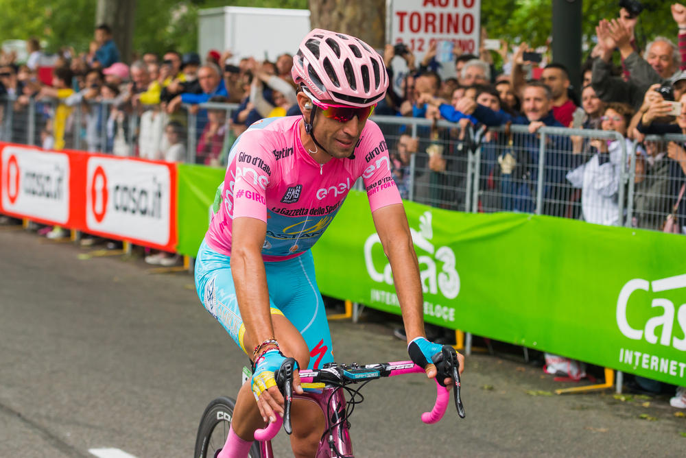 14. Vincenzo Nibali 15. Alejandro Valverde, 14. Vincenzo Nibali, 12. Primož Roglič, 11. Romain Bardet, 10. Alberto Contador, 8. Geraint Thomas, 7. Julian Alaphilippe, 6. Wout van Aert, 4. Mark Cavendish, 3. Jonas Vingegaard, 2. Chris Froome