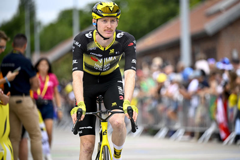 6: Matteo Jorgenson - Team Visma–Lease a Bike 10: Mattias Skjelmose - Lidl-Trek, 8: Florian Lipowitz - Red Bull-BORA-hansgrohe, 7: Oscar Onley - Team Picnic-PostNL, 6: Matteo Jorgenson - Team Visma-Lease a Bike, 5: Mathieu van der Poel - Alpecin-Deceuninck, 4: Jonas Vingegaard - Team Visma-Lease a Bike, 3: Kévin Vauquelin - Arkéa-B&B, 2: Remco Evenepoel - Soudal Quick-Step