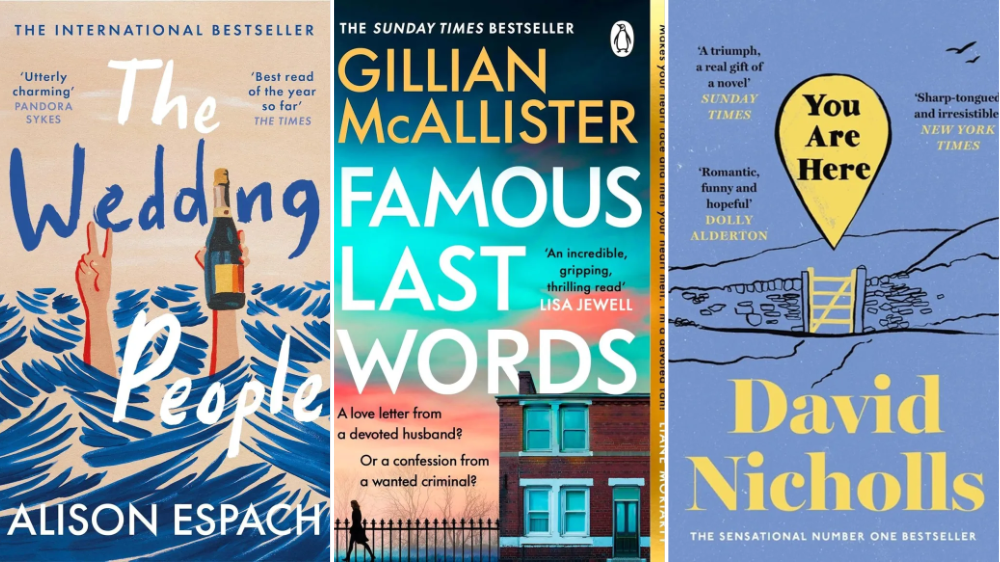 Safe Enough by Lee Child, Ordinary Time by Cathy Rentzenbrink, So Thrilled for You by Holly Bourne, The Wedding People by Alison Espach, Famous Last Words by Gillian McAllister, You Are Here by David Nicholls, The Woman Behind the Door by Roddy Doyle, Margo’s Got Money Troubles by Rufi Thorpe, Guide Me Home by Attica Locke, What I Ate in One Year by Stanley Tucci, Unheard by Rageshri Dhairyawan, The Position of Spoons by Deborah Levy, Want by Gillian Anderson, An African History of Africa by Zeinab Badawi