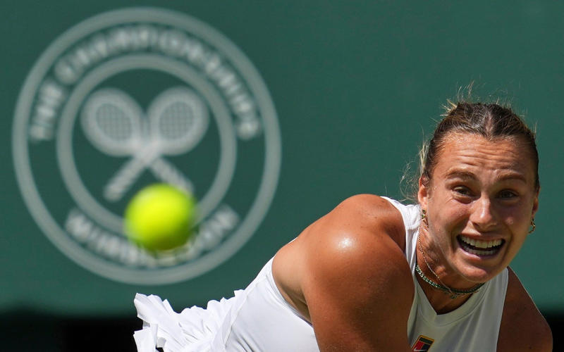 04:15 PM BST, Sabalenka* 4-6, 6-4, 4-6 Anisimova, 04:09 PM BST, Sabalenka 4-6, 6-4, 4-5 Anisimova*, 04:03 PM BST, Sabalenka* 4-6, 6-4, 3-5 Anisimova, 04:03 PM BST, Sabalenka 4-6, 6-4, 2-5 Anisimova*, 03:57 PM BST, Sabalenka* 4-6, 6-4, 2-4 Anisimova, 03:52 PM BST, Sabalenka 4-6, 6-4, 1-4 Anisimova*, 03:45 PM BST, Sabalenka* 4-6, 6-4, 1-3 Anisimova, 03:39 PM BST, Sabalenka 4-6, 6-4, 1-2 Anisimova*, 03:34 PM BST, Sabalenka* 4-6, 6-4, 1-1 Anisimova, 03:28 PM BST, Final set: Sabalenka 4-6, 6-4, 1-0 Anisimova*, 03:25 PM BST, ‘The match feels like it’s turning’, 03:21 PM BST, Sabalenka* 4-6, 6-4 Anisimova, 03:17 PM BST, Sabalenka 4-6, 5-4 Anisimova*, 03:08 PM BST, ‘Terrible game from Anisimova’, 03:07 PM BST, Sabalenka* 4-6, 5-3 Anisimova, 03:03 PM BST, ‘Anismova warned by umpire’, 03:02 PM BST, Sabalenka 4-6, 4-3 Anisimova*, 02:59 PM BST, Sabalenka* 4-6, 3-3 Anisimova, 02:55 PM BST, Sabalenka 4-6, 2-3 Anisimova*, 02:53 PM BST, Sabalenka* 4-6, 2-2 Anisimova, 02:52 PM BST, ‘Players’ confidence has been rocked by the various electronic line-calling issues’, 02:49 PM BST, Sabalenka 4-6, 1-2 Anisimova*, 02:46 PM BST, Sabalenka* 4-6, 1-1 Anisimova, 02:45 PM BST, Second set: Sabalenka 4-6, 0-1 Anisimova*, 02:39 PM BST, ‘The Anisimova backhand came up trumps’, 02:34 PM BST, Sabalenka* 4-6 Anisimova, 02:24 PM BST, ‘Stats are very similar at the moment’, 02:23 PM BST, It’s a very warm day on Centre Court, 02:20 PM BST, Sabalenka 4-5 Anisimova*, 02:16 PM BST, Sabalenka* 4-4 Anisimova, 02:14 PM BST, Sabalenka 3-4 Anisimova*, 02:06 PM BST, ‘Anisimova double-hander is one of the game’s great sights’, 02:04 PM BST, Sabalenka* 3-3 Anisimova, 01:59 PM BST, Sabalenka* 2-3 Anisimova, 01:53 PM BST, Sabalenka 2-3 Anisimova*, 01:50 PM BST, Sabalenka* 2-2 Anisimova, 01:48 PM BST, ‘Vulnerable-looking start from Sabalenka’, 01:47 PM BST, Sabalenka 1-2 Anisimova*, 01:44 PM BST, Sabalenka* 1-1 Anisimova, 01:40 PM BST, First set: Aryna Sabalenka 0-1 Amanda Anisimova* (*denotes server), 01:36 PM BST, Here we go!, 01:25 PM BST, Big day for the American, 01:20 PM BST, Another star-studded Royal Box, 01:11 PM BST, Sign up to our Women’s Sport newsletter, 01:00 PM BST, Women’s semi-final day