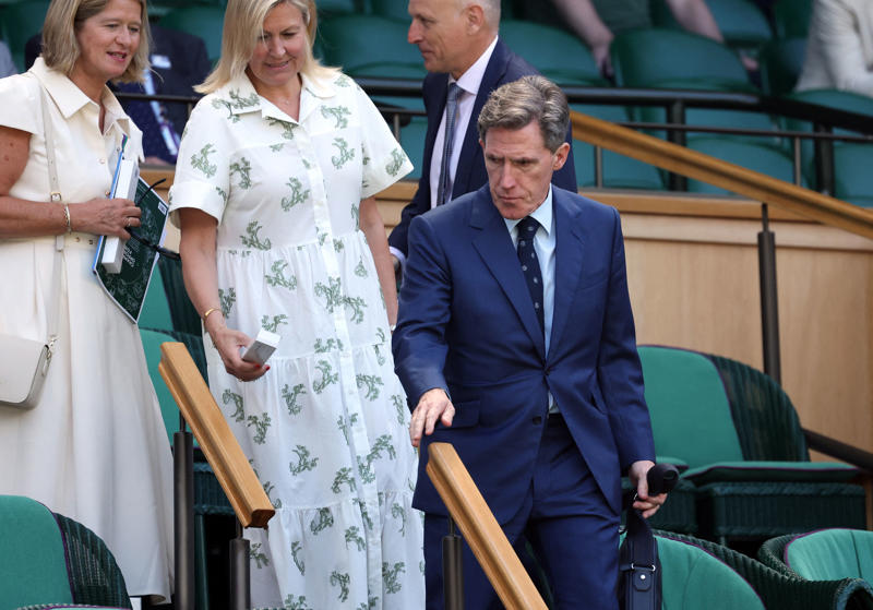 Stephen Fry, Rob Brydon and wife Claire Brydon, Annabel Croft, Ellie Goulding, Bjorn Borg and wife Patricia, Fiona Shaw and wife Sonali Deraniyagala , Ben Whishaw , Cherie Blair, Dame Darcey Bussell, Jonathan Edwards, Daisy and Pearl Lowe, Emma Hayes, David Suchet and wife Sheila, Samir Shah
