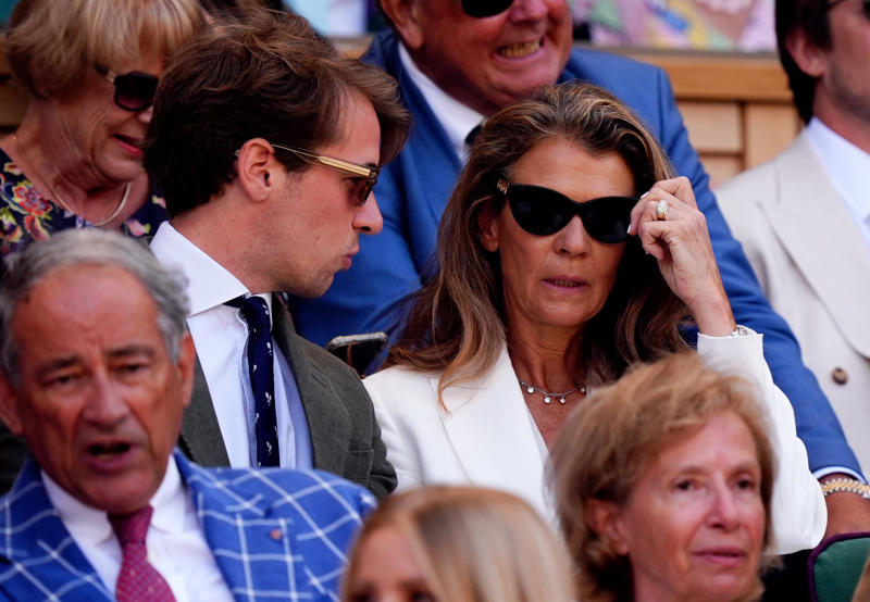 Stephen Fry, Rob Brydon and wife Claire Brydon, Annabel Croft, Ellie Goulding, Bjorn Borg and wife Patricia, Fiona Shaw and wife Sonali Deraniyagala , Ben Whishaw , Cherie Blair, Dame Darcey Bussell, Jonathan Edwards, Daisy and Pearl Lowe, Emma Hayes, David Suchet and wife Sheila, Samir Shah