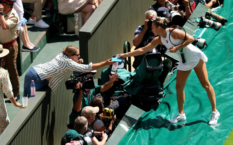 04:15 PM BST, Sabalenka* 4-6, 6-4, 4-6 Anisimova, 04:09 PM BST, Sabalenka 4-6, 6-4, 4-5 Anisimova*, 04:03 PM BST, Sabalenka* 4-6, 6-4, 3-5 Anisimova, 04:03 PM BST, Sabalenka 4-6, 6-4, 2-5 Anisimova*, 03:57 PM BST, Sabalenka* 4-6, 6-4, 2-4 Anisimova, 03:52 PM BST, Sabalenka 4-6, 6-4, 1-4 Anisimova*, 03:45 PM BST, Sabalenka* 4-6, 6-4, 1-3 Anisimova, 03:39 PM BST, Sabalenka 4-6, 6-4, 1-2 Anisimova*, 03:34 PM BST, Sabalenka* 4-6, 6-4, 1-1 Anisimova, 03:28 PM BST, Final set: Sabalenka 4-6, 6-4, 1-0 Anisimova*, 03:25 PM BST, ‘The match feels like it’s turning’, 03:21 PM BST, Sabalenka* 4-6, 6-4 Anisimova, 03:17 PM BST, Sabalenka 4-6, 5-4 Anisimova*, 03:08 PM BST, ‘Terrible game from Anisimova’, 03:07 PM BST, Sabalenka* 4-6, 5-3 Anisimova, 03:03 PM BST, ‘Anismova warned by umpire’, 03:02 PM BST, Sabalenka 4-6, 4-3 Anisimova*, 02:59 PM BST, Sabalenka* 4-6, 3-3 Anisimova, 02:55 PM BST, Sabalenka 4-6, 2-3 Anisimova*, 02:53 PM BST, Sabalenka* 4-6, 2-2 Anisimova, 02:52 PM BST, ‘Players’ confidence has been rocked by the various electronic line-calling issues’, 02:49 PM BST, Sabalenka 4-6, 1-2 Anisimova*, 02:46 PM BST, Sabalenka* 4-6, 1-1 Anisimova, 02:45 PM BST, Second set: Sabalenka 4-6, 0-1 Anisimova*, 02:39 PM BST, ‘The Anisimova backhand came up trumps’, 02:34 PM BST, Sabalenka* 4-6 Anisimova, 02:24 PM BST, ‘Stats are very similar at the moment’, 02:23 PM BST, It’s a very warm day on Centre Court, 02:20 PM BST, Sabalenka 4-5 Anisimova*, 02:16 PM BST, Sabalenka* 4-4 Anisimova, 02:14 PM BST, Sabalenka 3-4 Anisimova*, 02:06 PM BST, ‘Anisimova double-hander is one of the game’s great sights’, 02:04 PM BST, Sabalenka* 3-3 Anisimova, 01:59 PM BST, Sabalenka* 2-3 Anisimova, 01:53 PM BST, Sabalenka 2-3 Anisimova*, 01:50 PM BST, Sabalenka* 2-2 Anisimova, 01:48 PM BST, ‘Vulnerable-looking start from Sabalenka’, 01:47 PM BST, Sabalenka 1-2 Anisimova*, 01:44 PM BST, Sabalenka* 1-1 Anisimova, 01:40 PM BST, First set: Aryna Sabalenka 0-1 Amanda Anisimova* (*denotes server), 01:36 PM BST, Here we go!, 01:25 PM BST, Big day for the American, 01:20 PM BST, Another star-studded Royal Box, 01:11 PM BST, Sign up to our Women’s Sport newsletter, 01:00 PM BST, Women’s semi-final day
