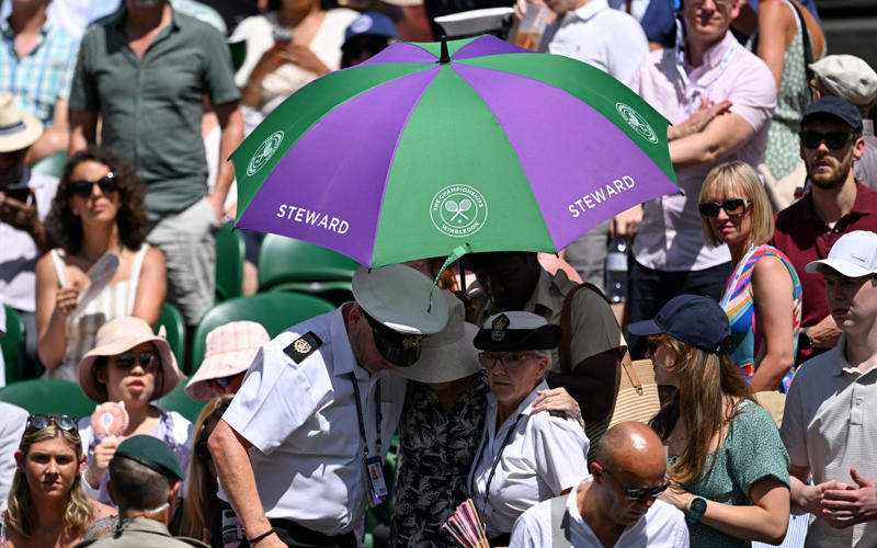 04:15 PM BST, Sabalenka* 4-6, 6-4, 4-6 Anisimova, 04:09 PM BST, Sabalenka 4-6, 6-4, 4-5 Anisimova*, 04:03 PM BST, Sabalenka* 4-6, 6-4, 3-5 Anisimova, 04:03 PM BST, Sabalenka 4-6, 6-4, 2-5 Anisimova*, 03:57 PM BST, Sabalenka* 4-6, 6-4, 2-4 Anisimova, 03:52 PM BST, Sabalenka 4-6, 6-4, 1-4 Anisimova*, 03:45 PM BST, Sabalenka* 4-6, 6-4, 1-3 Anisimova, 03:39 PM BST, Sabalenka 4-6, 6-4, 1-2 Anisimova*, 03:34 PM BST, Sabalenka* 4-6, 6-4, 1-1 Anisimova, 03:28 PM BST, Final set: Sabalenka 4-6, 6-4, 1-0 Anisimova*, 03:25 PM BST, ‘The match feels like it’s turning’, 03:21 PM BST, Sabalenka* 4-6, 6-4 Anisimova, 03:17 PM BST, Sabalenka 4-6, 5-4 Anisimova*, 03:08 PM BST, ‘Terrible game from Anisimova’, 03:07 PM BST, Sabalenka* 4-6, 5-3 Anisimova, 03:03 PM BST, ‘Anismova warned by umpire’, 03:02 PM BST, Sabalenka 4-6, 4-3 Anisimova*, 02:59 PM BST, Sabalenka* 4-6, 3-3 Anisimova, 02:55 PM BST, Sabalenka 4-6, 2-3 Anisimova*, 02:53 PM BST, Sabalenka* 4-6, 2-2 Anisimova, 02:52 PM BST, ‘Players’ confidence has been rocked by the various electronic line-calling issues’, 02:49 PM BST, Sabalenka 4-6, 1-2 Anisimova*, 02:46 PM BST, Sabalenka* 4-6, 1-1 Anisimova, 02:45 PM BST, Second set: Sabalenka 4-6, 0-1 Anisimova*, 02:39 PM BST, ‘The Anisimova backhand came up trumps’, 02:34 PM BST, Sabalenka* 4-6 Anisimova, 02:24 PM BST, ‘Stats are very similar at the moment’, 02:23 PM BST, It’s a very warm day on Centre Court, 02:20 PM BST, Sabalenka 4-5 Anisimova*, 02:16 PM BST, Sabalenka* 4-4 Anisimova, 02:14 PM BST, Sabalenka 3-4 Anisimova*, 02:06 PM BST, ‘Anisimova double-hander is one of the game’s great sights’, 02:04 PM BST, Sabalenka* 3-3 Anisimova, 01:59 PM BST, Sabalenka* 2-3 Anisimova, 01:53 PM BST, Sabalenka 2-3 Anisimova*, 01:50 PM BST, Sabalenka* 2-2 Anisimova, 01:48 PM BST, ‘Vulnerable-looking start from Sabalenka’, 01:47 PM BST, Sabalenka 1-2 Anisimova*, 01:44 PM BST, Sabalenka* 1-1 Anisimova, 01:40 PM BST, First set: Aryna Sabalenka 0-1 Amanda Anisimova* (*denotes server), 01:36 PM BST, Here we go!, 01:25 PM BST, Big day for the American, 01:20 PM BST, Another star-studded Royal Box, 01:11 PM BST, Sign up to our Women’s Sport newsletter, 01:00 PM BST, Women’s semi-final day