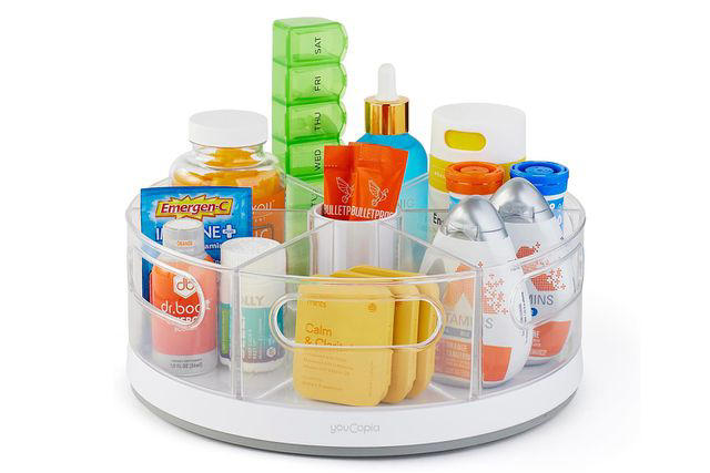 Professional Organizer-Loved Home Organization Solutions, Brother P-touch Cube Plus Bluetooth Label Maker, YouCopia Crazy Susan Divided Lazy Susan Organizer, Fabsome Set of 6 Bamboo Drawer Organizers, Best Choice Products Double Laundry Hamper With Lid, iDesign Recycled Plastic Lazy Susan Turntable Organizer, Jonathan Adler Basketweave Square Tray, Amazon Basics 3-Tier Rolling Cart, Yihong Set of 6 Multi-Purpose Clear Plastic Bins, Kobikobi 13-Inch Ceramic Cake Stand, Simple Houseware 6-Pocket Over-the-Door Organizer, Losyhu Set of 4 Wire Storage Baskets, Full Circle Ceramic Kitchen Sink Caddy, Le Tauci Set of 2 Utensil Crocks, YouCopia StoreMore Expandable Pan and Lid Organizer, Mighty Tuff Pack of 3 Heavy-Duty Stacking Bins, Dhylricher Set of 12 Closet Rod S-Hooks, In Apple Pie Order Set of 8 Metal Clip-On Labels