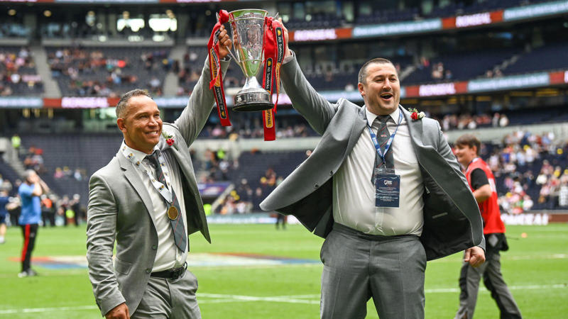 On the week…, On letting McGuire know he had been sacked…, On his input in the decision…, On the squad’s reaction…, On having no desire to be a head coach again…, On the three coaches…, On his role alongside the coaches…, On the new head coach search…, On what he’s looking for in a coach…, On the identity of the applicants so far…, On recruitment…, On McGuire…, On Sunday’s clash against Salford…