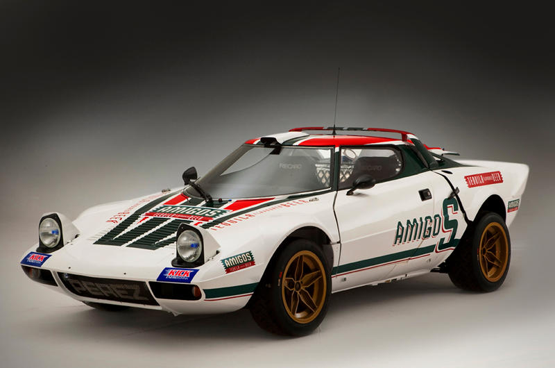 Lancia Stratos (1973) Renault 4 (1961), Toyota Century (1967), Renault Rodeo (1970), Volkswagen SP2 (1972), Lancia Stratos (1973), Citroën GS/GSA (1979), Mercedes-Benz G W460 (1979), Volkswagen Transporter pickup (1979), Alfa Romeo 33 (1983), Ford Fiesta XR2 (1984), Peugeot 205 GTI (1984), Toyota Land Cruiser 70 (1984), Lancia Thema 8.32 (1986), BMW 3 Series Touring (1987), Nissan Pao (1989), Volkswagen Rallye Golf (1989), Volkswagen Golf Country (1990), Suzuki Cappuccino (1991), Autozam AZ-1 (1992), Citroën Xantia (1992), Audi RS 2 Avant (1994), Renault Sport Spider (1995), Alfa Romeo 156 (1996), Peugeot 106 Rallye (1996), Honda Civic Type R (1997 - 2017), Subaru Impreza 22B-STI (1998), Pagani Zonda (1999), Nissan Skyline GT-R R34 (1999), TVR Sagaris (2005), Chrysler 300C Touring (2006), Holden VE Ute (2007), Volkswagen Scirocco (2008), Dacia Duster (2009), Honda N-One (2012), Mercedes-Benz C-Class Estate (2014), Subaru Levorg (2014), Volkswagen Passat Mk8 (2014), Aston Martin Lagonda Taraf (2015), Audi RS3 Sportback (2015), Alpine A110 (2017), Volkswagen Up GTI (2017), Suzuki Jimny (2018), Audi RS 4 Avant (2018), Ford Fiesta ST (2018), Ford Focus ST Estate (2019), Volkswagen ID 3 (2019), Honda E (2019), Mercedes-Benz A45 S AMG (2019), Ford Puma (2020), Toyota GR Yaris (2020), Mercedes-Benz Unimog (2021), BMW M3 Touring (2022), Renault 5 (2025)