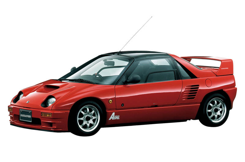 Autozam AZ-1 (1992) Renault 4 (1961), Toyota Century (1967), Renault Rodeo (1970), Volkswagen SP2 (1972), Lancia Stratos (1973), Citroën GS/GSA (1979), Mercedes-Benz G W460 (1979), Volkswagen Transporter pickup (1979), Alfa Romeo 33 (1983), Ford Fiesta XR2 (1984), Peugeot 205 GTI (1984), Toyota Land Cruiser 70 (1984), Lancia Thema 8.32 (1986), BMW 3 Series Touring (1987), Nissan Pao (1989), Volkswagen Rallye Golf (1989), Volkswagen Golf Country (1990), Suzuki Cappuccino (1991), Autozam AZ-1 (1992), Citroën Xantia (1992), Audi RS 2 Avant (1994), Renault Sport Spider (1995), Alfa Romeo 156 (1996), Peugeot 106 Rallye (1996), Honda Civic Type R (1997 - 2017), Subaru Impreza 22B-STI (1998), Pagani Zonda (1999), Nissan Skyline GT-R R34 (1999), TVR Sagaris (2005), Chrysler 300C Touring (2006), Holden VE Ute (2007), Volkswagen Scirocco (2008), Dacia Duster (2009), Honda N-One (2012), Mercedes-Benz C-Class Estate (2014), Subaru Levorg (2014), Volkswagen Passat Mk8 (2014), Aston Martin Lagonda Taraf (2015), Audi RS3 Sportback (2015), Alpine A110 (2017), Volkswagen Up GTI (2017), Suzuki Jimny (2018), Audi RS 4 Avant (2018), Ford Fiesta ST (2018), Ford Focus ST Estate (2019), Volkswagen ID 3 (2019), Honda E (2019), Mercedes-Benz A45 S AMG (2019), Ford Puma (2020), Toyota GR Yaris (2020), Mercedes-Benz Unimog (2021), BMW M3 Touring (2022), Renault 5 (2025)