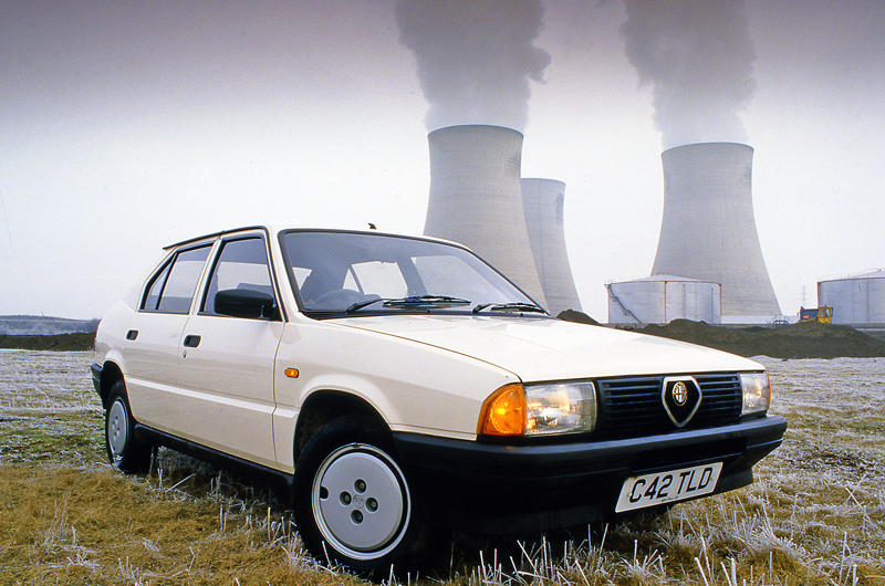 Alfa Romeo 33 (1983) Renault 4 (1961), Toyota Century (1967), Renault Rodeo (1970), Volkswagen SP2 (1972), Lancia Stratos (1973), Citroën GS/GSA (1979), Mercedes-Benz G W460 (1979), Volkswagen Transporter pickup (1979), Alfa Romeo 33 (1983), Ford Fiesta XR2 (1984), Peugeot 205 GTI (1984), Toyota Land Cruiser 70 (1984), Lancia Thema 8.32 (1986), BMW 3 Series Touring (1987), Nissan Pao (1989), Volkswagen Rallye Golf (1989), Volkswagen Golf Country (1990), Suzuki Cappuccino (1991), Autozam AZ-1 (1992), Citroën Xantia (1992), Audi RS 2 Avant (1994), Renault Sport Spider (1995), Alfa Romeo 156 (1996), Peugeot 106 Rallye (1996), Honda Civic Type R (1997 - 2017), Subaru Impreza 22B-STI (1998), Pagani Zonda (1999), Nissan Skyline GT-R R34 (1999), TVR Sagaris (2005), Chrysler 300C Touring (2006), Holden VE Ute (2007), Volkswagen Scirocco (2008), Dacia Duster (2009), Honda N-One (2012), Mercedes-Benz C-Class Estate (2014), Subaru Levorg (2014), Volkswagen Passat Mk8 (2014), Aston Martin Lagonda Taraf (2015), Audi RS3 Sportback (2015), Alpine A110 (2017), Volkswagen Up GTI (2017), Suzuki Jimny (2018), Audi RS 4 Avant (2018), Ford Fiesta ST (2018), Ford Focus ST Estate (2019), Volkswagen ID 3 (2019), Honda E (2019), Mercedes-Benz A45 S AMG (2019), Ford Puma (2020), Toyota GR Yaris (2020), Mercedes-Benz Unimog (2021), BMW M3 Touring (2022), Renault 5 (2025)