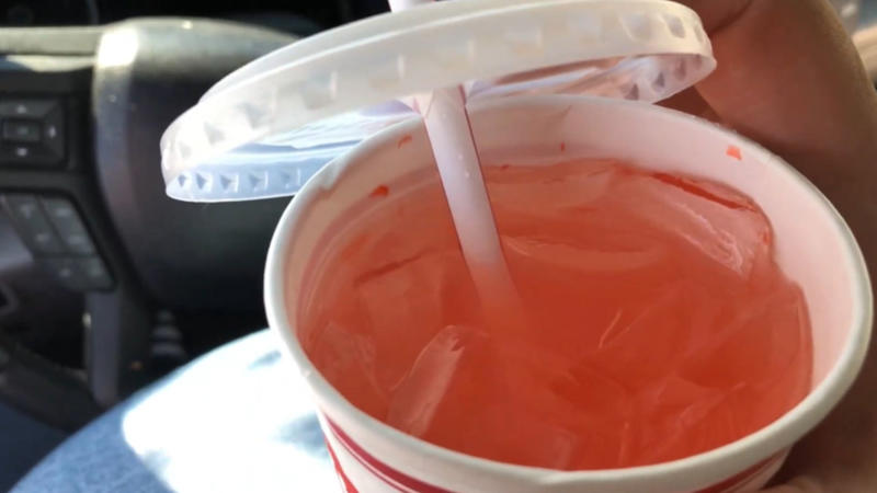 2. Dunkin’ (Peach Passion Fruit Refresher), 3. Sonic Drive-In (Strawberry Real Fruit Slush), 4. Chick-fil-A (Frosted Sunrise), 5. Dutch Bros (Electric Berry Rebel Energy Drink), 6. Panera Bread (Strawberry Mint Charged Lemonade), 7. Raising Cane’s (Sweet Tea), 8. Jack In The Box (Pineapple Express Shake), 9. Tropical Smoothie Cafe (Watermelon Mojito Smoothie), 10. Jamba (Electric Blueberry Lemonade Fizz), 11. Wendy’s (Sunburst Melon Refresher), 12. Carl’s Jr. (Hand-Scooped Strawberry Banana Shake), 13. In-N-Out (Lemon-Up), 14. Taco Bell (Mountain Dew Baja Blast Freeze), 15. Arby’s (Orange Cream Shake), 16. Burger King (Frozen Fanta Wild Cherry), 17. Culver’s (Root Beer Float), 18. Shake Shack (50/50 Tea &amp; Lemonade: Strawberry Lychee), 19. Popeyes (Hawaiian Punch), 20. McDonald’s (Strawberry Banana Smoothie)