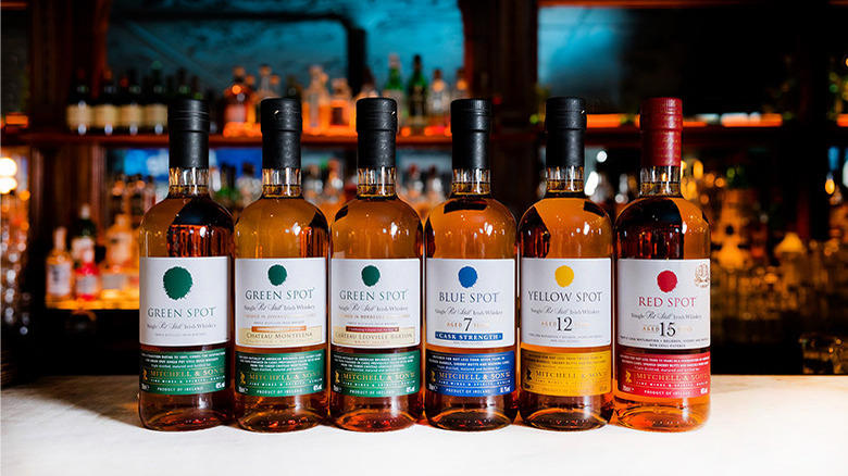Spot Whiskey Paddy's Irish Whiskey, Bushmills, Writer's Tears, West Cork, Celtic Cask, Knappogue Castle, Spot Whiskey, Redbreast