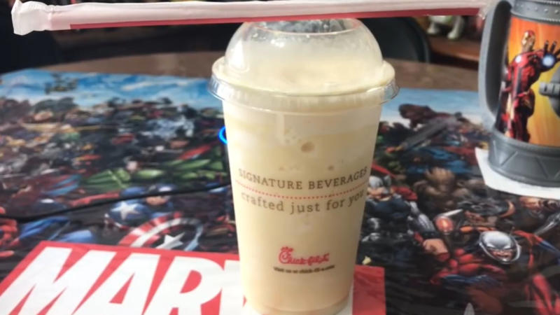 2. Dunkin’ (Peach Passion Fruit Refresher), 3. Sonic Drive-In (Strawberry Real Fruit Slush), 4. Chick-fil-A (Frosted Sunrise), 5. Dutch Bros (Electric Berry Rebel Energy Drink), 6. Panera Bread (Strawberry Mint Charged Lemonade), 7. Raising Cane’s (Sweet Tea), 8. Jack In The Box (Pineapple Express Shake), 9. Tropical Smoothie Cafe (Watermelon Mojito Smoothie), 10. Jamba (Electric Blueberry Lemonade Fizz), 11. Wendy’s (Sunburst Melon Refresher), 12. Carl’s Jr. (Hand-Scooped Strawberry Banana Shake), 13. In-N-Out (Lemon-Up), 14. Taco Bell (Mountain Dew Baja Blast Freeze), 15. Arby’s (Orange Cream Shake), 16. Burger King (Frozen Fanta Wild Cherry), 17. Culver’s (Root Beer Float), 18. Shake Shack (50/50 Tea &amp; Lemonade: Strawberry Lychee), 19. Popeyes (Hawaiian Punch), 20. McDonald’s (Strawberry Banana Smoothie)