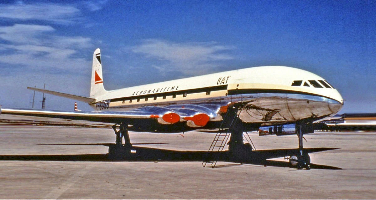 10: Tupolev Tu-104, 9: de Havilland Comet, 8: Gloster Meteor, 7: Vought F7U Cutlass, 6: C-87 Liberator Express, 5: Latécoère 631, 4: Vought F-8 Crusader, 3: Supermarine Scimitar, 2: Republic F-105 Thunderchief, 1: Yokosuka MXY-7 Ohka