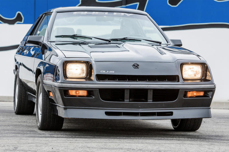 12. 1987 Shelby Charger GLH-S (175PS/173bhp) 1. 1907 Christie GP car (130PS/128bhp), 2. 1924 Miller 122 race car (200PS/197bhp), 3. 1929 Cord L-29 (127PS/125bhp), 4. 1966 Oldsmobile Toronado (385PS/380bhp), 5. 1970 Cadillac Eldorado Mk8 (400PS/395bhp), 6. 1970 Citroën SM (172PS/170bhp), 7. 1979 Saab 900 turbo (145PS/143bhp), 8. 1983 Audi 200 Turbo (220PS/217bhp), 9. 1984 Saab Turbo 16 Aero (175PS/173bhp), 10. 1985 Citroën CX25 GTi Turbo 2 (169PS/167bhp), 11. 1986 Lancia Thema 8.32 (215PS/212bhp), 12. 1987 Shelby Charger GLH-S (175PS/173bhp), 13. 1989 Ford Taurus SHO (220PS/217bhp), 14. 1989 Vauxhall/Opel Astra GTE 16v (150PS/148bhp), 15. 1990 Mitsubishi GTO (FWD) (300PS/295bhp), 16. 1991 Volkswagen Corrado VR6 (190PS/187bhp), 17. 1991 Volkswagen Golf VR6 (176PS/174bhp), 18. 1993 Cadillac Allanté (295PS/291bhp), 19. 1993 Alfa Romeo 164 Quadrifoglio Verde (232PS/229bhp), 20. 1993 Saab 9000 2.3 Turbo Aero (225PS/222bhp), 21. 1995 Honda Integra Type R (200PS/197bhp)