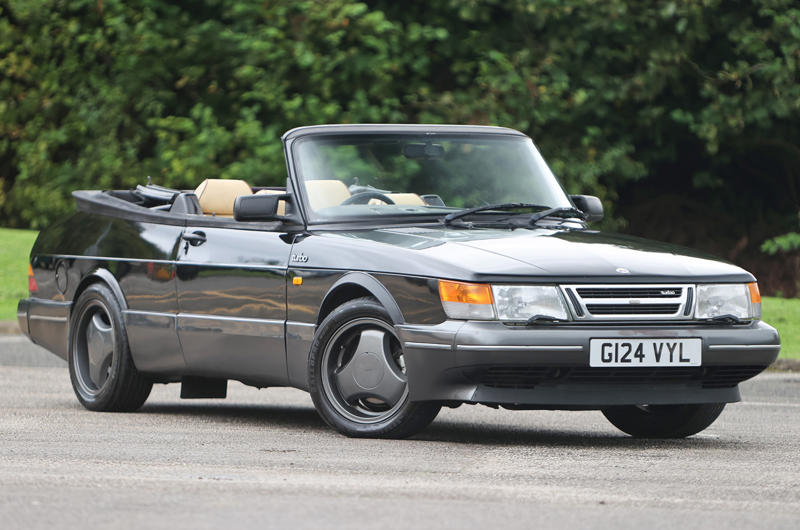 9. 1984 Saab Turbo 16 Aero (175PS/173bhp) 1. 1907 Christie GP car (130PS/128bhp), 2. 1924 Miller 122 race car (200PS/197bhp), 3. 1929 Cord L-29 (127PS/125bhp), 4. 1966 Oldsmobile Toronado (385PS/380bhp), 5. 1970 Cadillac Eldorado Mk8 (400PS/395bhp), 6. 1970 Citroën SM (172PS/170bhp), 7. 1979 Saab 900 turbo (145PS/143bhp), 8. 1983 Audi 200 Turbo (220PS/217bhp), 9. 1984 Saab Turbo 16 Aero (175PS/173bhp), 10. 1985 Citroën CX25 GTi Turbo 2 (169PS/167bhp), 11. 1986 Lancia Thema 8.32 (215PS/212bhp), 12. 1987 Shelby Charger GLH-S (175PS/173bhp), 13. 1989 Ford Taurus SHO (220PS/217bhp), 14. 1989 Vauxhall/Opel Astra GTE 16v (150PS/148bhp), 15. 1990 Mitsubishi GTO (FWD) (300PS/295bhp), 16. 1991 Volkswagen Corrado VR6 (190PS/187bhp), 17. 1991 Volkswagen Golf VR6 (176PS/174bhp), 18. 1993 Cadillac Allanté (295PS/291bhp), 19. 1993 Alfa Romeo 164 Quadrifoglio Verde (232PS/229bhp), 20. 1993 Saab 9000 2.3 Turbo Aero (225PS/222bhp), 21. 1995 Honda Integra Type R (200PS/197bhp)