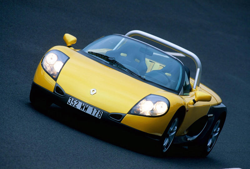 Renault Sport Spider (1995) Renault 4 (1961), Toyota Century (1967), Renault Rodeo (1970), Volkswagen SP2 (1972), Lancia Stratos (1973), Citroën GS/GSA (1979), Mercedes-Benz G W460 (1979), Volkswagen Transporter pickup (1979), Alfa Romeo 33 (1983), Ford Fiesta XR2 (1984), Peugeot 205 GTI (1984), Toyota Land Cruiser 70 (1984), Lancia Thema 8.32 (1986), BMW 3 Series Touring (1987), Nissan Pao (1989), Volkswagen Rallye Golf (1989), Volkswagen Golf Country (1990), Suzuki Cappuccino (1991), Autozam AZ-1 (1992), Citroën Xantia (1992), Audi RS 2 Avant (1994), Renault Sport Spider (1995), Alfa Romeo 156 (1996), Peugeot 106 Rallye (1996), Honda Civic Type R (1997 - 2017), Subaru Impreza 22B-STI (1998), Pagani Zonda (1999), Nissan Skyline GT-R R34 (1999), TVR Sagaris (2005), Chrysler 300C Touring (2006), Holden VE Ute (2007), Volkswagen Scirocco (2008), Dacia Duster (2009), Honda N-One (2012), Mercedes-Benz C-Class Estate (2014), Subaru Levorg (2014), Volkswagen Passat Mk8 (2014), Aston Martin Lagonda Taraf (2015), Audi RS3 Sportback (2015), Alpine A110 (2017), Volkswagen Up GTI (2017), Suzuki Jimny (2018), Audi RS 4 Avant (2018), Ford Fiesta ST (2018), Ford Focus ST Estate (2019), Volkswagen ID 3 (2019), Honda E (2019), Mercedes-Benz A45 S AMG (2019), Ford Puma (2020), Toyota GR Yaris (2020), Mercedes-Benz Unimog (2021), BMW M3 Touring (2022), Renault 5 (2025)