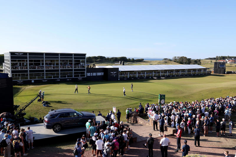 2025 Genesis Scottish Open leaderboard, Rory McIlroy nearly holes out from bunker at the Genesis Scottish open, Chris Gotterup holds steady at the top, Ludvig Aberg, Wyndham Clark join tie for the lead, Where to watch, follow the Genesis Scottish Open, What are some of the better groups Saturday at Genesis Scottish Open?