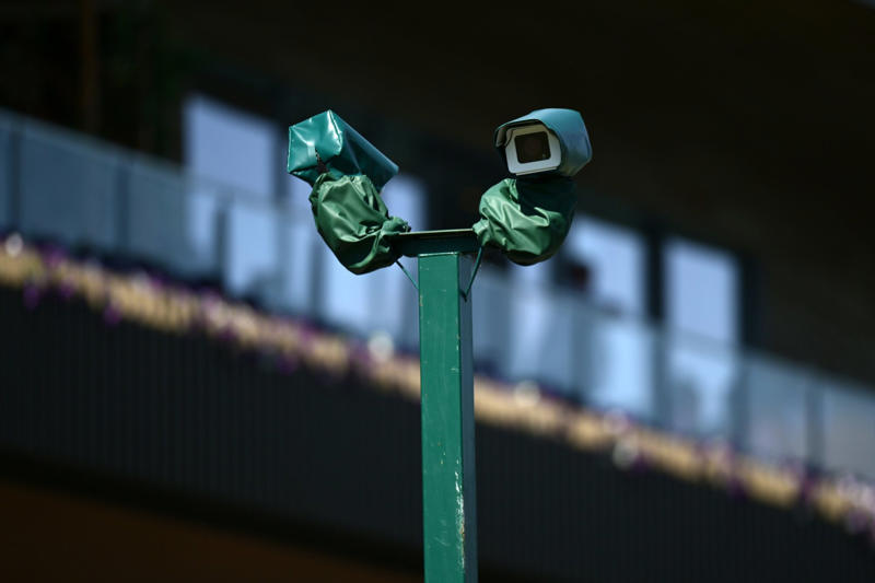      What are Wimbledon line judges doing this year?   ,      The biggest blunders since robots replaced line judges   , Should Wimbledon bring line judges back?,      'Wimbledon line judges are being degraded'   ,      A crossroads between AI and humanity   