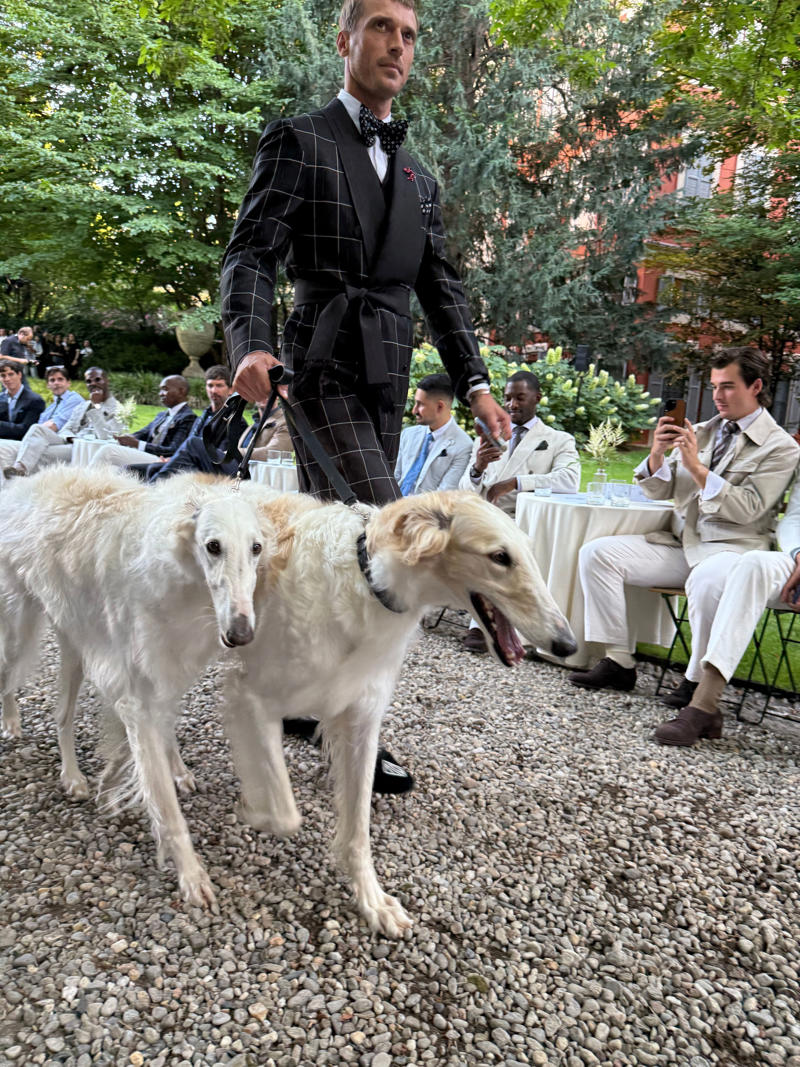 The Trousers at Giorgio Armani, Umit Benan’s New Store, The Cotton Peacoats at Prada, The Borzois at Dunhill, Trattoria Del Pescatore’s Lobster Catalan, The Row’s Slub Jersey Underwear, Auralee's New Bucket Bag, This Photo of YSL Playing Tennis, The Hippie Vibes at Lemaire, Balenciaga by Demna, The Lou Reed Soundtrack at Dries Van Noten, Steve Harvey Wearing Amiri, Yohji Yamamoto’s “Microplastics” Robe, Rick Owens, Bill Charlap’s performance at Bode, Jeans and Blazers, Lyas’s Dior Watch Party, Craig Green’s Tunic Shorts, The Scary Judge at AWGE, The Jacquemus Venue, These Celine Flats