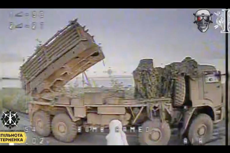 What the video footage revealed A rare Russian weapon was destroyed, Meet the Russian Zemledeliye, What the video footage revealed, Immobilized and destroyed, Not the first video of its kind, Another recent incident, Destroyed by the 'Birds of Magyar', Spotted by a reconnaissance drone, An advanced mine-launching system, A special and rare Russian weapon, One Zemledeliye can carry thousands of mines, Outfitted with launcher pods, Anti-tank and anti-personnel mines, Useful on the battlefield, Taken out with two drones, What the video revealed, Russia has had previous losses