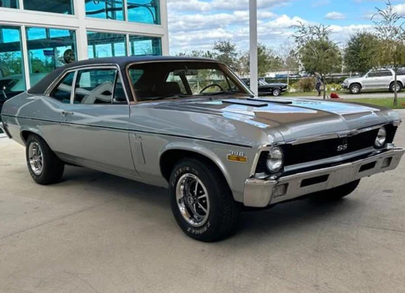 Chevrolet Nova SS 396 Plymouth Road Runner, Chevrolet Nova SS 396, Ford Mustang Boss 429, Chevrolet Chevelle SS 454 LS6, Dodge Super Bee, Plymouth GTX, Pontiac Firebird Trans Am 455, Pontiac GTO Judge, Oldsmobile 442 W-30, Buick GSX Stage 1, AMC Rebel Machine, Dodge Dart Sport 340, Mercury Cyclone Spoiler 429