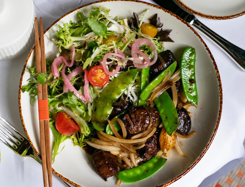Sushi Simon in Boynton Beach, Blackbird Modern Asian in Jupiter, ROK Prime Korean BBQ in Boynton Beach, Le Colonial in Delray Beach, Kasumi in Boca Raton, Red Pine in Boca Raton