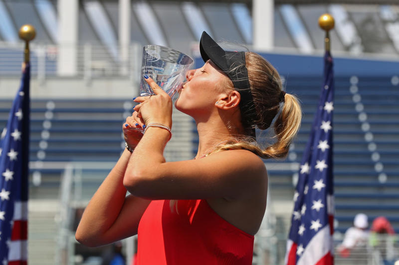 US Open girls title Wimbledon final, Stunned Sabalenka, “Just indescribable”, Second player in Open era history, Always been expected, US Open girls title, Showing promise, French Open Semis, Mental demons, “Struggling with the lifestyle”, Taking a break, Finding her way back, Back to winning ways, Artist on and off the court, Raising money