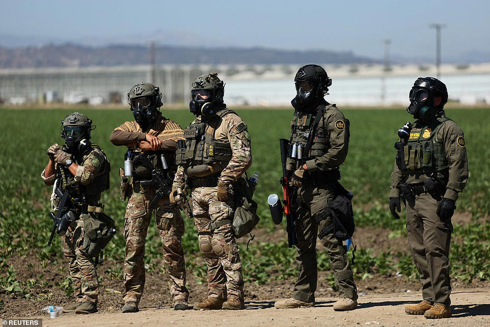 ICE protester opens fire on agents in clash at California farm