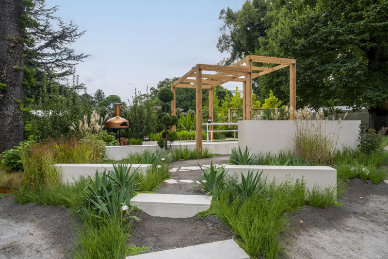 Sanctuary garden, Native cottage garden, Pond garden, Coastal garden, Formal English garden, Pergola garden, Sustainable garden, Australian cottage garden, Terrace garden, Recycled garden, Zen garden, Mediterranean garden, Ornamental garden, Bush garden, Mid-Century Modern