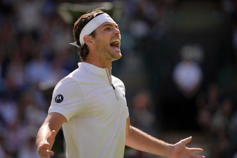 Wimbledon men’s semi-finals live, *Alcaraz 3-2 Fritz – eye issue for Spaniard, Alcaraz 3-1 Fritz*, *Alcaraz 2-1 Fritz, Alcaraz 2-0 Fritz*, *Alcaraz 1-0 Fritz, Alcaraz and Fritz emerge on court!, Alcaraz vs Fritz moments away, Yesterday: Mixed Doubles champions crowned, A reminder of the Day 12 order of play, The key weapon Djokovic has which could beat Sinner, ‘Disneyland on steroids’: What it’s like to coach at Wimbledon, What time are the Wimbledon finals in 2025?, Prize money on offer:, A reminder of today’s order of play:, Wimbledon 2025 live: Today’s big story, Sinner discusses prospect of playing Djokovic, Aryna Sabalenka irked by two moments in her Wimbledon semi-final defeat, Iga Swiatek surprises herself by breaking through her grass ceiling at Wimbledon, How strawberries and cream became ‘a true icon’ of Wimbledon, How Jannik Sinner explained doping contamination to escape serious ban, The 2025 Wimbledon men’s semi-finalists, Swiatek breezes past Bencic and into her first final at Wimbledon, Sabalenka, fainting fans, and a fall at a familiar hurdle, The key weapon Djokovic has which could beat Sinner, Wimbledon 2025 live: Men’s semi-finals day arrives