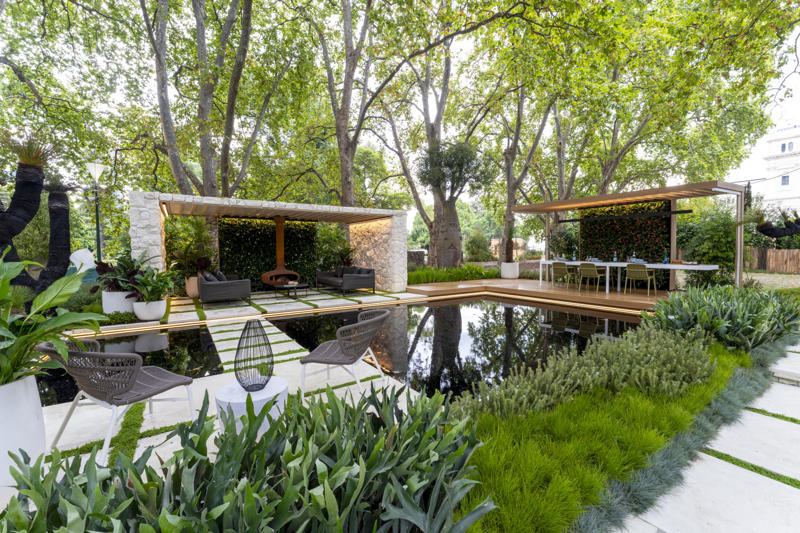 Sanctuary garden, Native cottage garden, Pond garden, Coastal garden, Formal English garden, Pergola garden, Sustainable garden, Australian cottage garden, Terrace garden, Recycled garden, Zen garden, Mediterranean garden, Ornamental garden, Bush garden, Mid-Century Modern