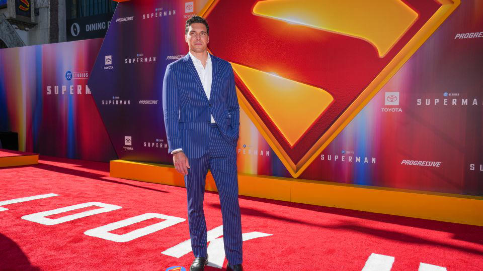 Bradley Cooper as Jor-El, Will Reeve as a reporter, John Cena as Peacemaker, Sean Gunn as Maxwell Lord, Michael Rooker, Pom Klementieff as Superman robots, Milly Alcock as Kara Zor-El, a.k.a. Supergirl, CNN’s Jake Tapper