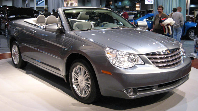 6. Chrysler Sebring Convertible (2008) 1. Chevrolet Corvette C1, 2. Mazda MX-5 Miata, 3. Ford Mustang Convertible, 4. Porsche Boxster, 5. Mercedes-Benz SL (W113 “Pagoda”), 6. Shelby Cobra, 7. BMW 4 Series Convertible, 8. MINI Convertible (2016–Present), 9. Audi TT Roadster (2014–2023), 10. Porsche 911 Cabriolet (2019–Present), 1. Chrysler PT Cruiser Convertible, 2. Buick Cascada, 3. Nissan Micra CC, 4. Chevrolet SSR, 5. Suzuki X-90, 6. Chrysler Sebring Convertible (2008), 7. Range Rover Evoque Convertible, 8. Land Rover Freelander Convertible, 9. Lexus SC 430, 10. Dodge Dakota Convertible